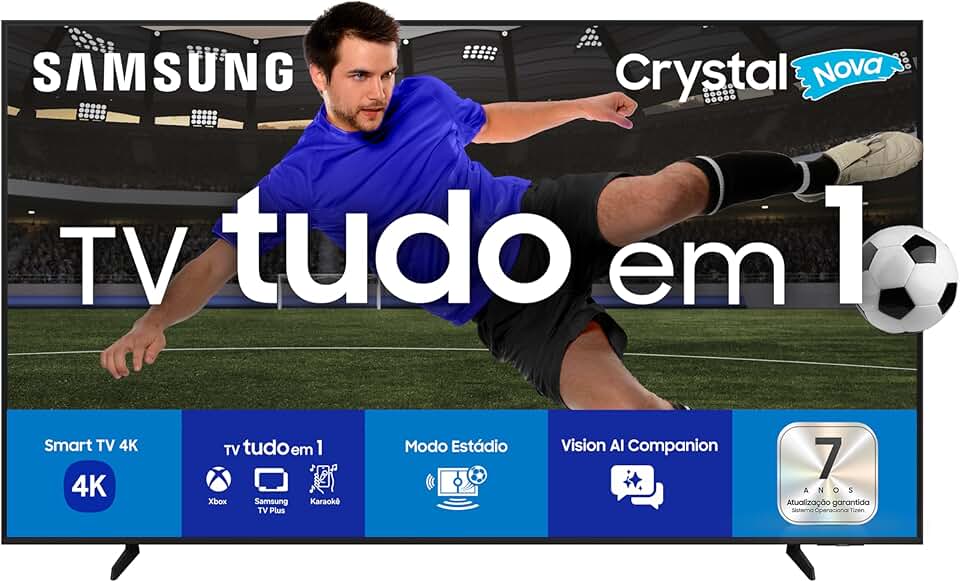 Samsung Smart TV 50" Crystal UHD 4K U8600F 2025