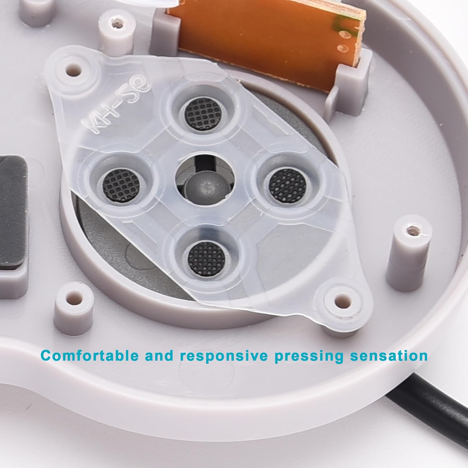 SAFFUN 2 Pack Wired SNES Controller, Fully Compatible With Original SNES/SFC - [Plug and Play] (Multi-Color Keys) - Image 3