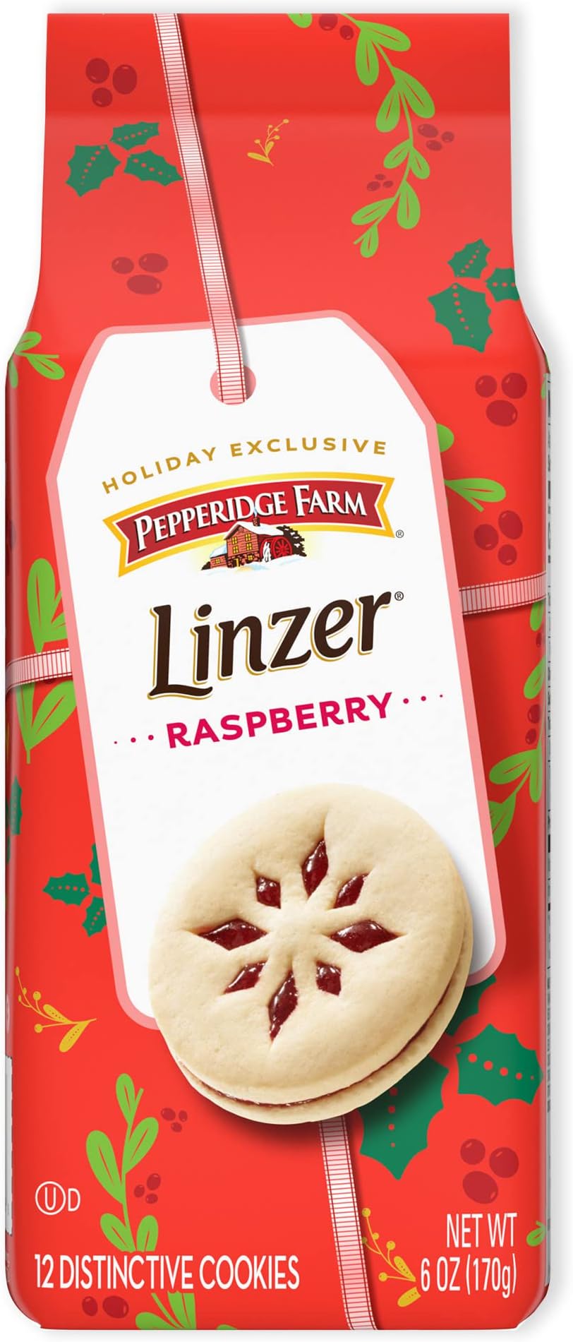 Pepperidge FarmLinzer Raspberry Cookies, 6-oz. Bag (Pack of 24)