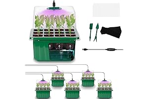 Self-Watering Seed Starter Kit for Indoor Gardening Enthusiasts