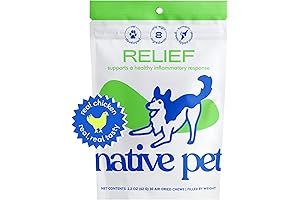 Native Pet Relief - Best Dog Joint Pain Relief, Turmeric Chews for Dogs