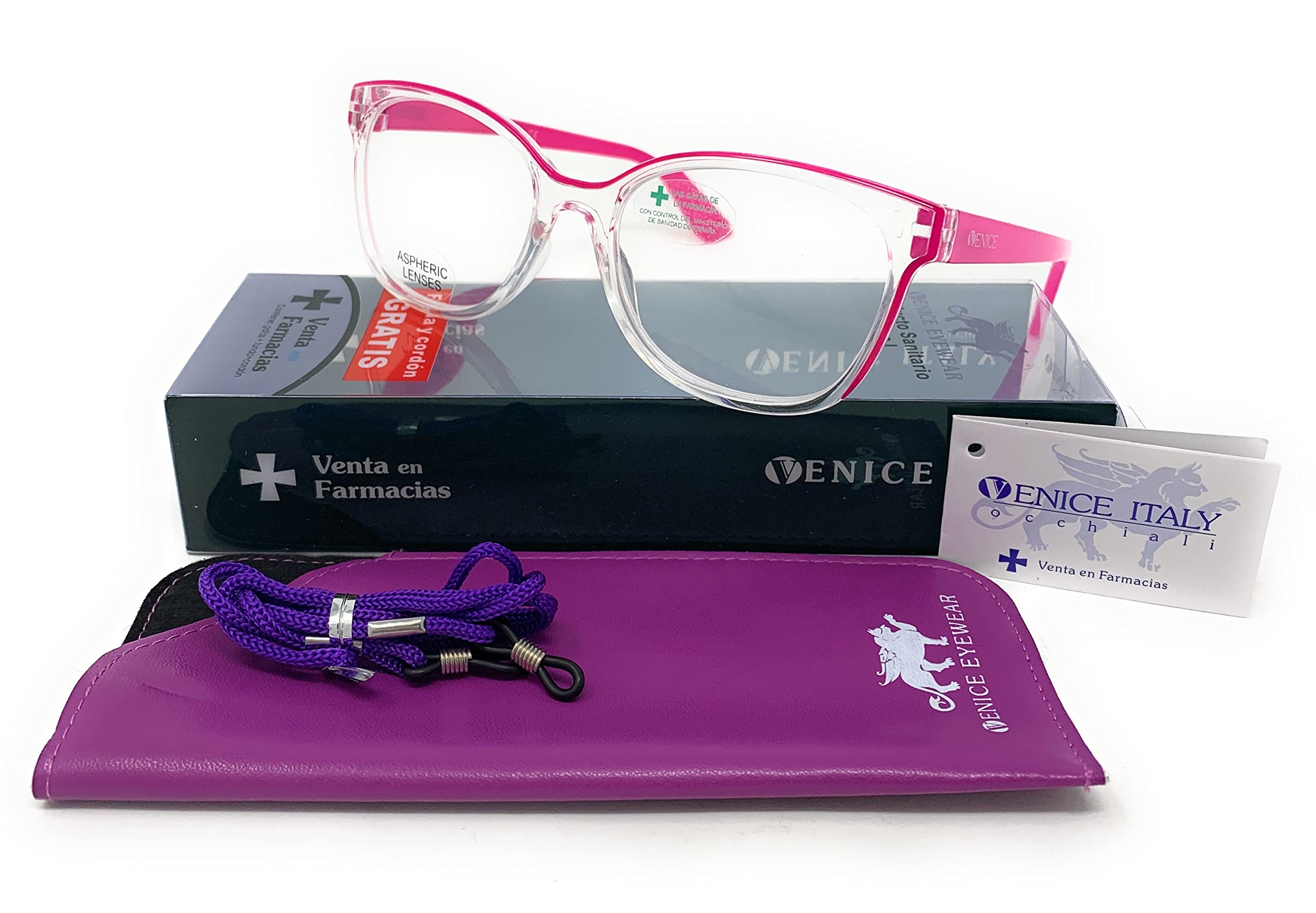 New model Gafas de lectura, presbicia, vista cansada, Diseño en 3 Colores. VENICE CAT LINE - Dioptrías: 1 a 3,5