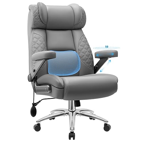 Office Chair, 5D Flip Arm Ergonomic Desk Chair with Adjustable