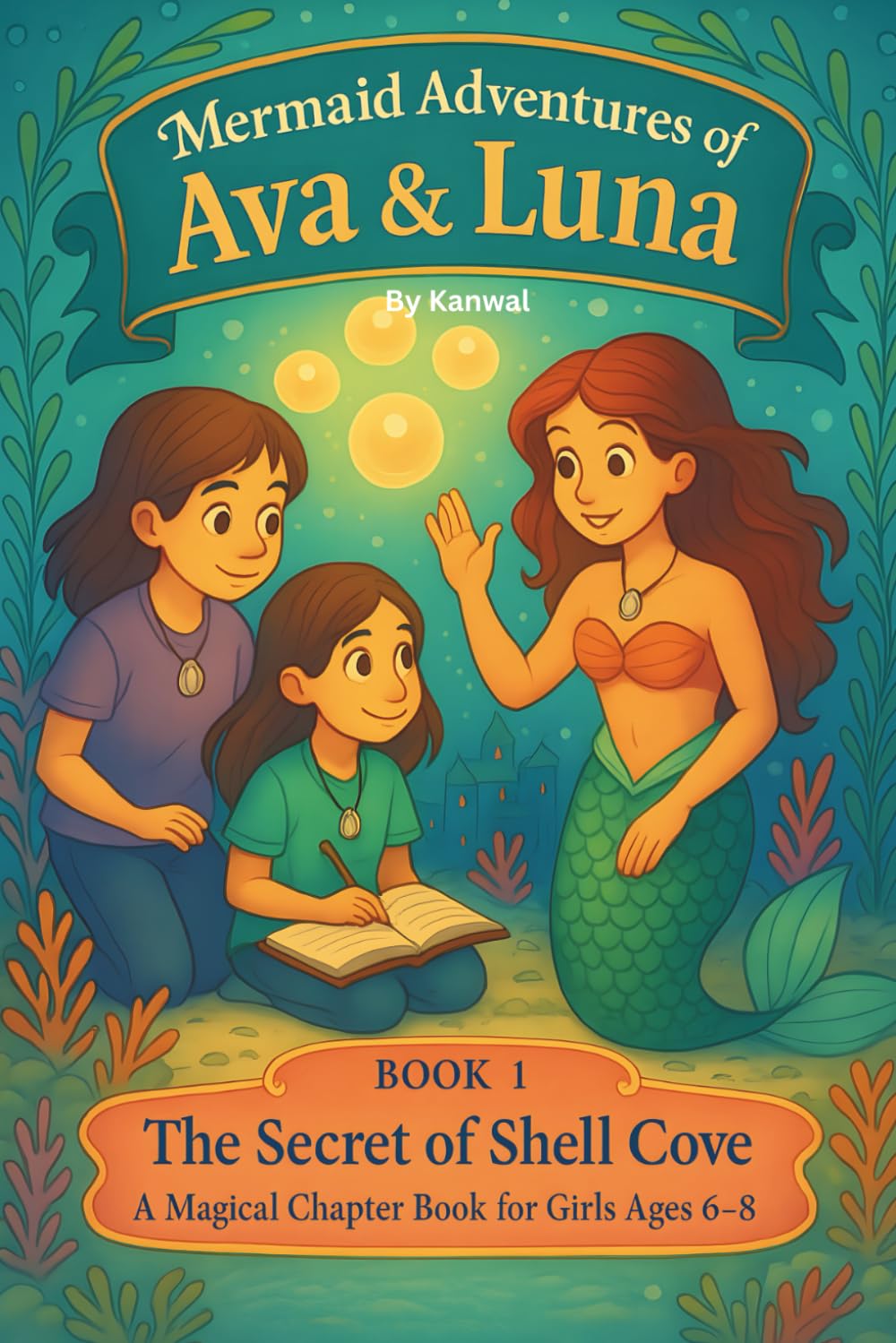 Mermaid Adventures of Ava & Luna: Book 1: The Secret of Shell Cove – A Magical Chapter Book for Girls Ages 6–8