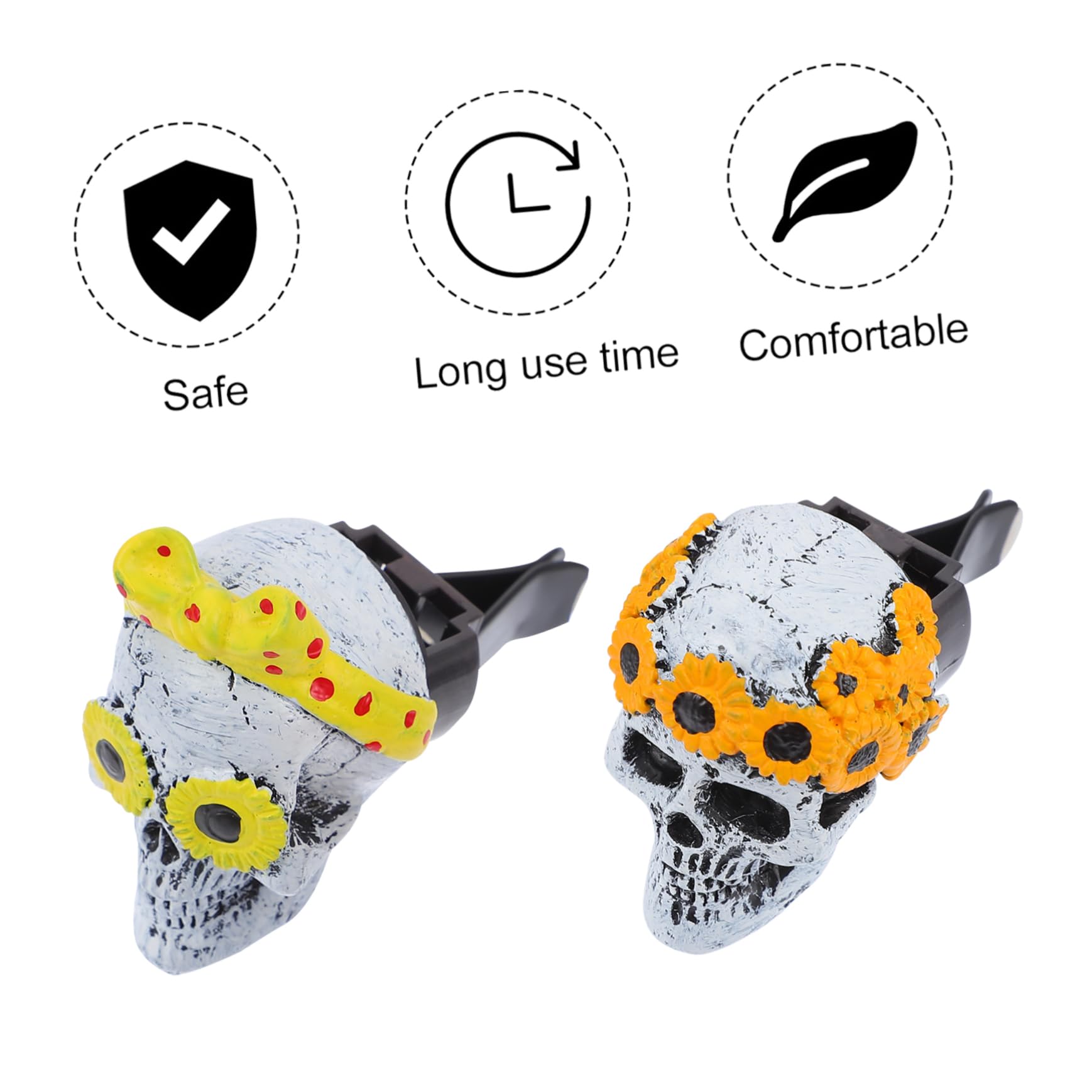 iplusmile 6sets Clip Diffusore Profumo Auto Decorazione Interna Con Design Unico e Materiali Resistenti Per Ufficio e Viaggi