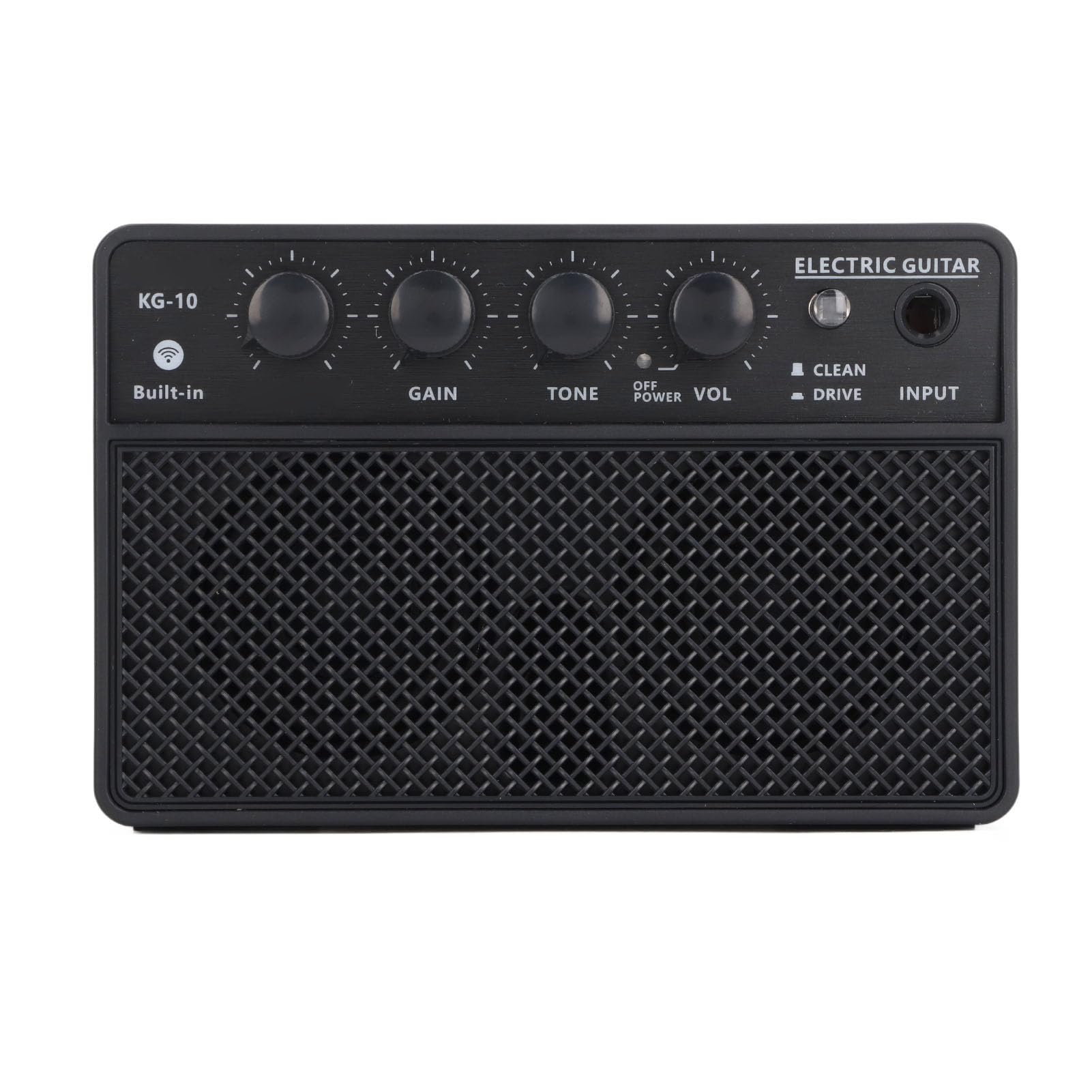 Focket Wzmacniacz Gitary Elektrycznej, Mini -gitarowa Wzmacniacz 10 W z Wejściem 6,35 Mm łączność Słuchawek do ćwiczeń na Komputery Stacjonarne Przenośne Stanowe Studio STATI