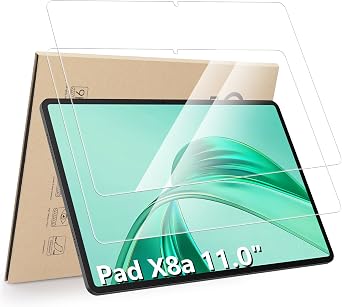 Hianjoo 2-Pack Screen Protector Compatible with Huawei Honor Pad X8a 11.0"  Not For X8 , Tempered Glass Film Easy Installation [Scratch Resistant ]