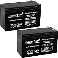 Vista 1 de 12V 7AH 7.5ah 8ah 12 voltios SLA Sealed Acid Fish Finder Battery - Paquete de 2