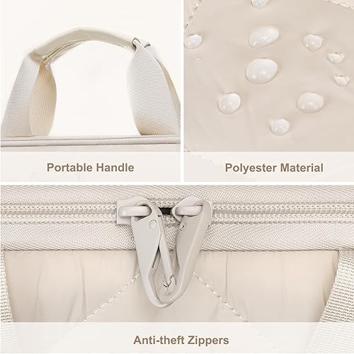 Miniatura 5 de MOSISO 360 - Bolsa de hombro protectora para laptop, 15-15.6 pulgadas, doble capa, acolchada, con cremallera antirrobo compatible con MacBook Pro de