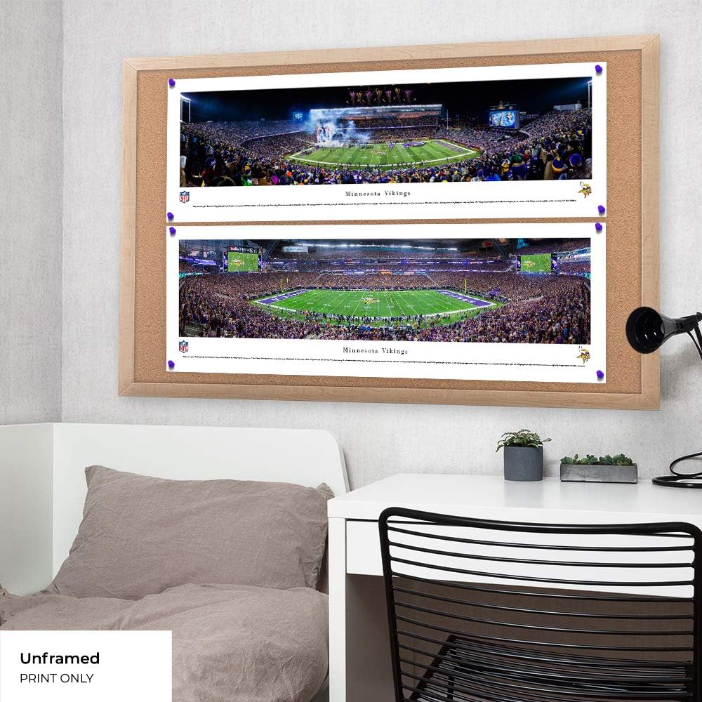 MN Vikings - 1st Game at US Bank Stadium - Blakeway Panoramas NFL Posters