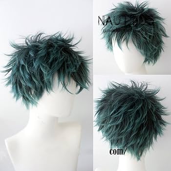 ヒロアカ緑谷出久ウィッグ Amazon.co.jp: 耐熱 コスプレ ウィッグ 僕のヒーローアカデミア