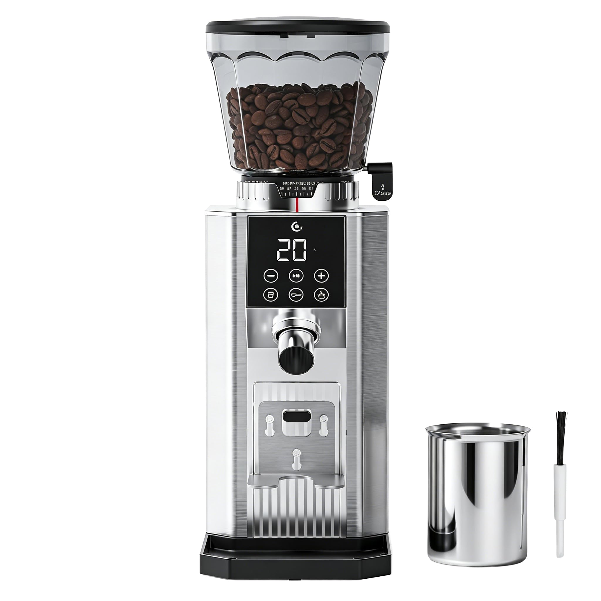 AMZCHEF Conical Burr Coffee Grinder CG215B