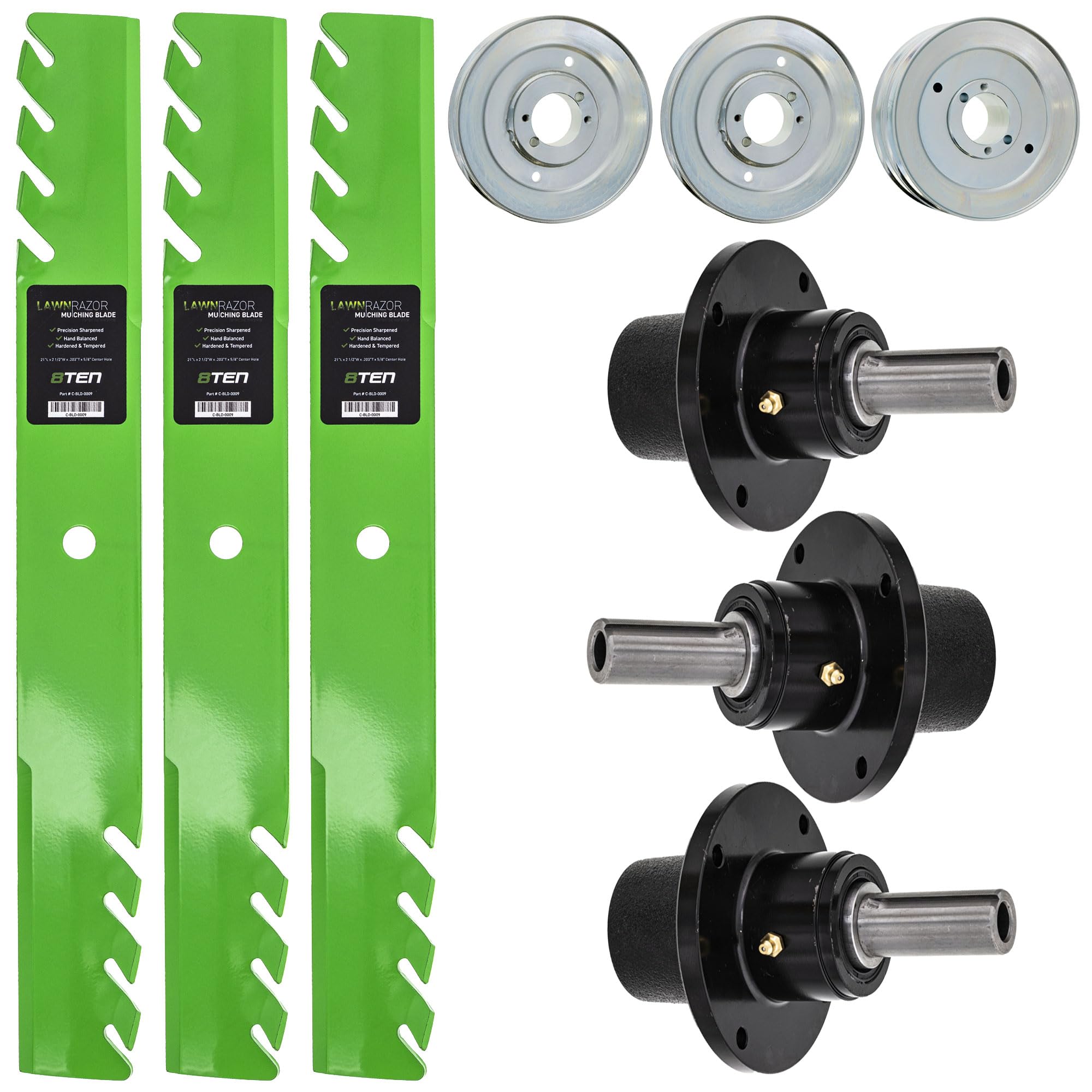 Amazon.com : 8TEN Blade Spindle Kit for Scag Tiger Cat II