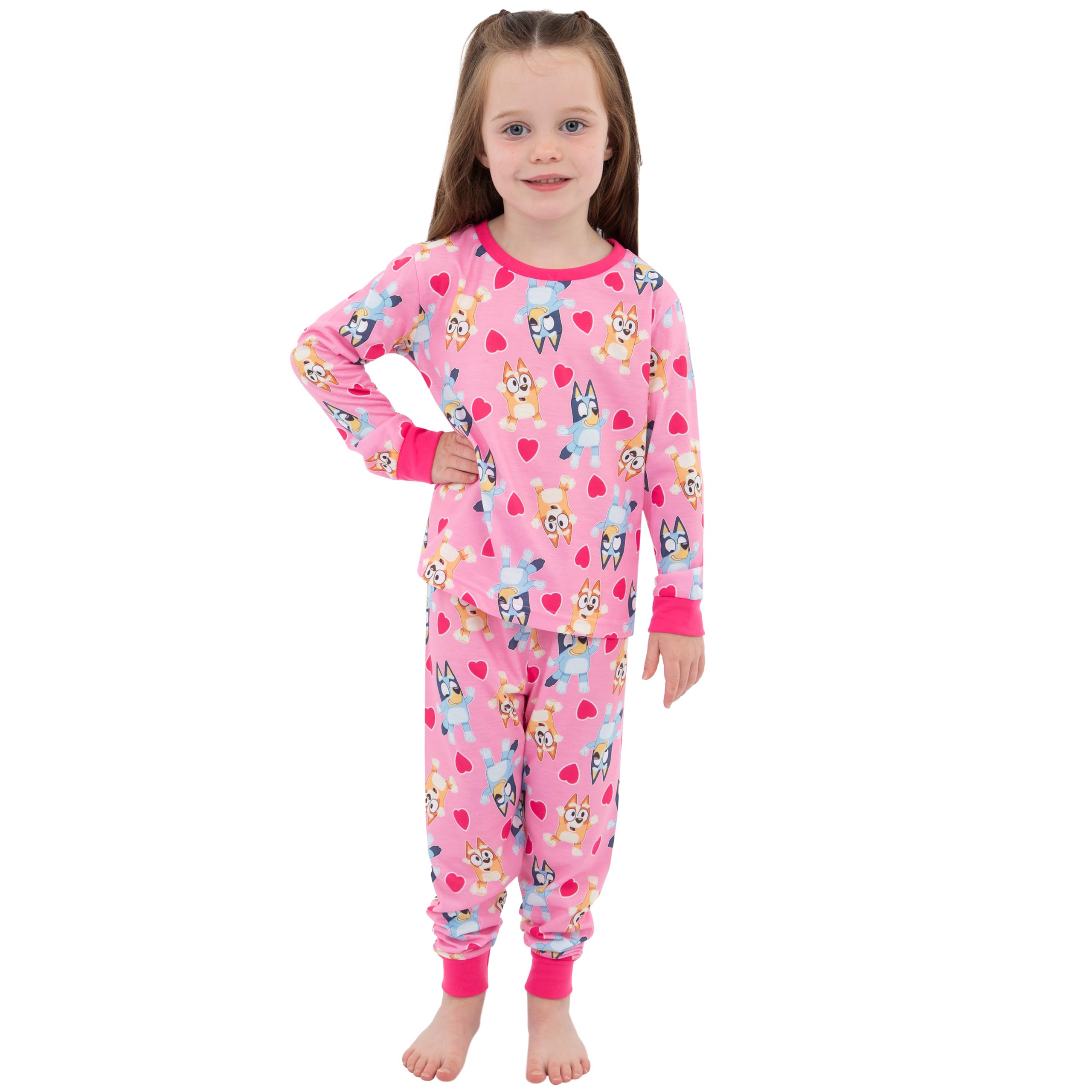 Pyjamas Bleus | Pack de 2 Pyjamas Fille | Ensembles de Pyjamas pour Filles | 18 Mois et 8 Ans
