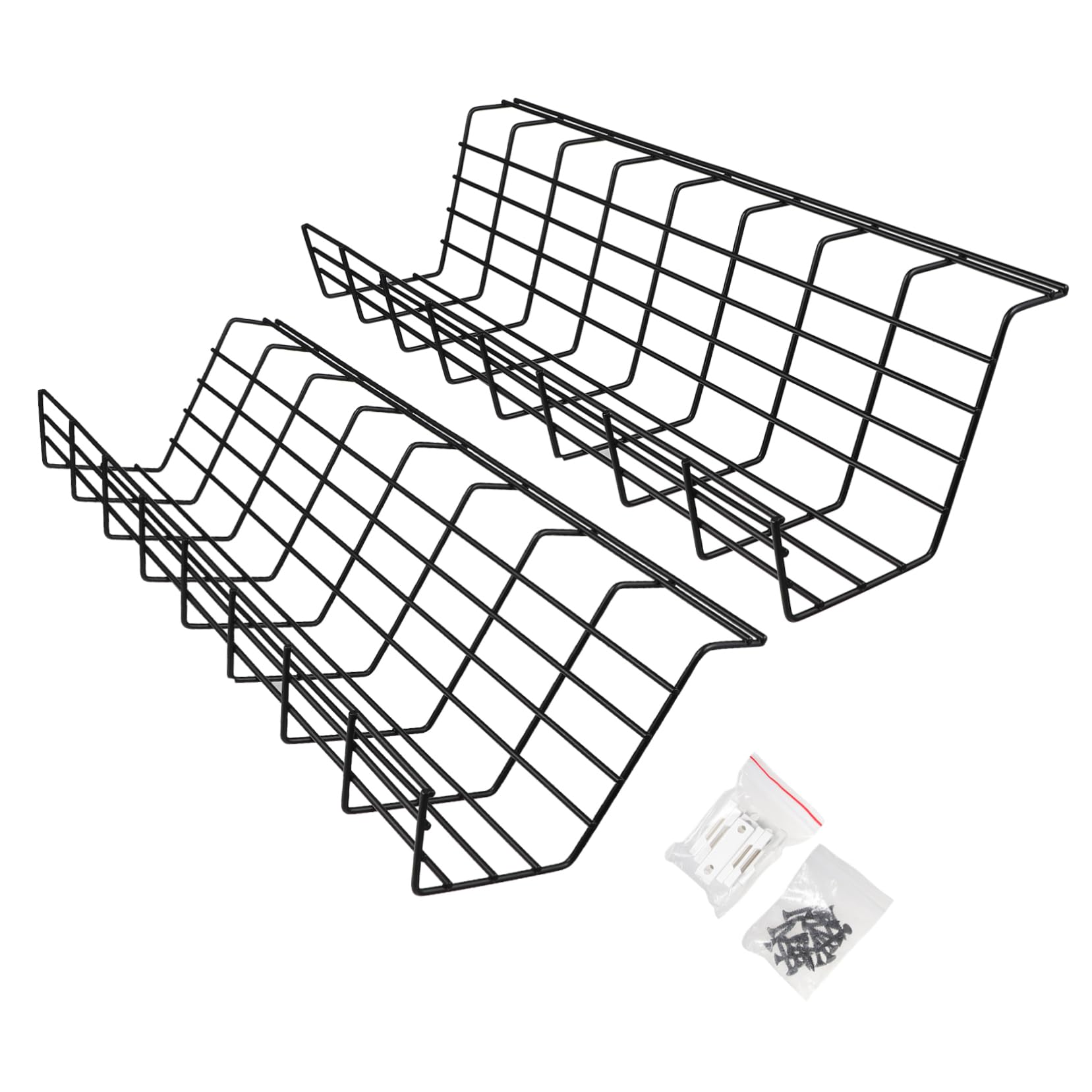 Housoutil 2piezas Organizador De Cable Hierro Organizador De Cables Caja Seguro y Duradero