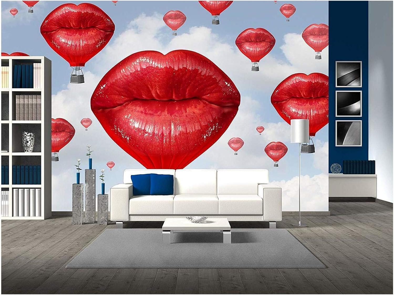 wall26 - Black and White Texture of Zebra Skin - Removable Wall Mural | Self-Adhesive Large Wallpaper - 66x96 inches