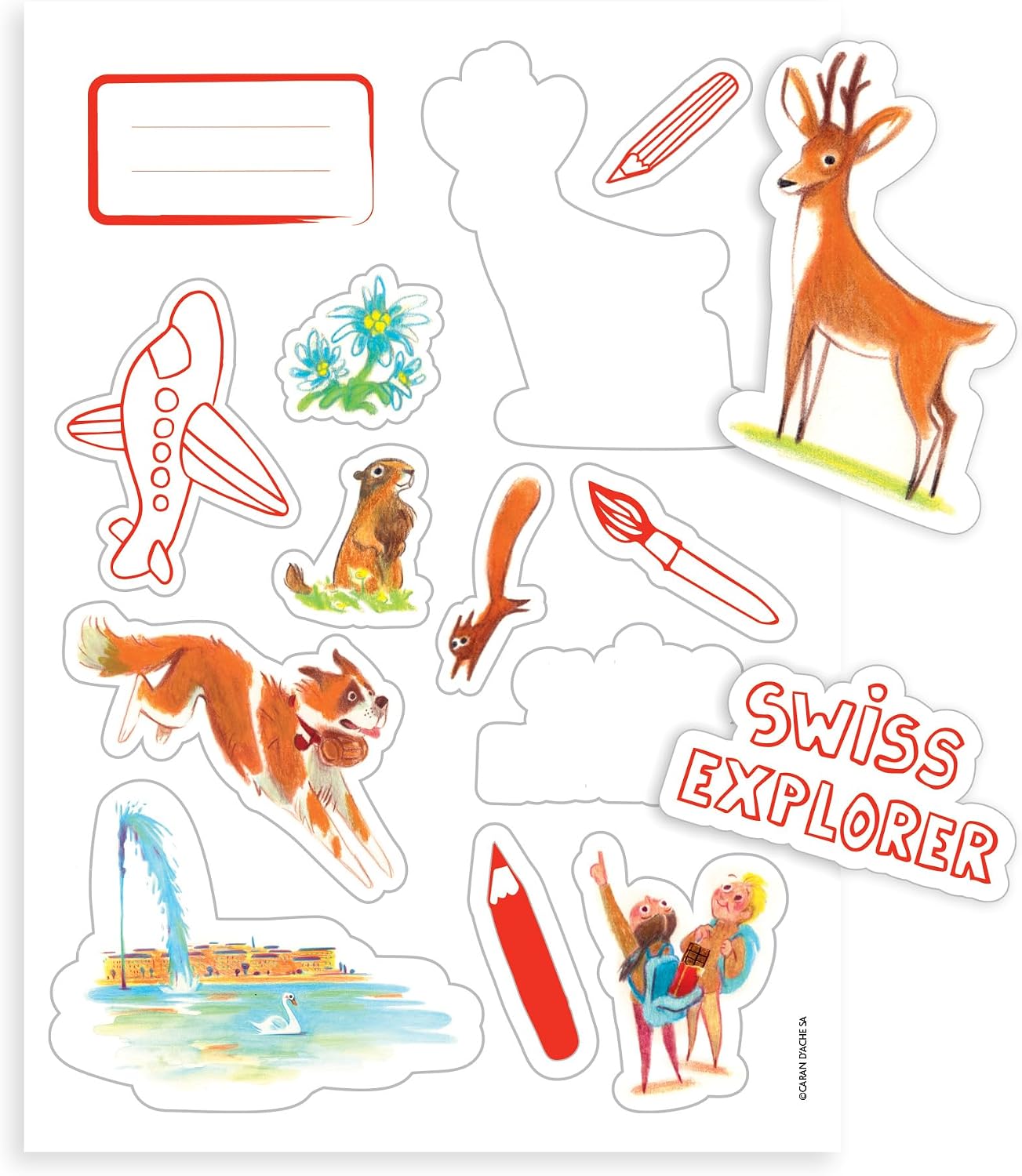 Caran D'ACHE Caran d'Ache Travel Kit, Swiss Color, 3000-223