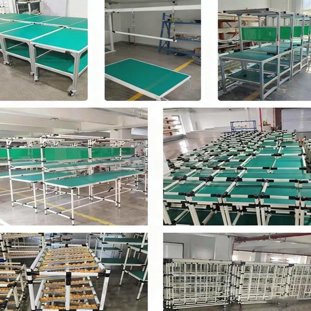 Sistema di supporto per trasporto di carichi su pallet e banchi da lavoro pesanti (35 x 29 mm) per trasporto di materiali da 1,5 m, grigio scuro