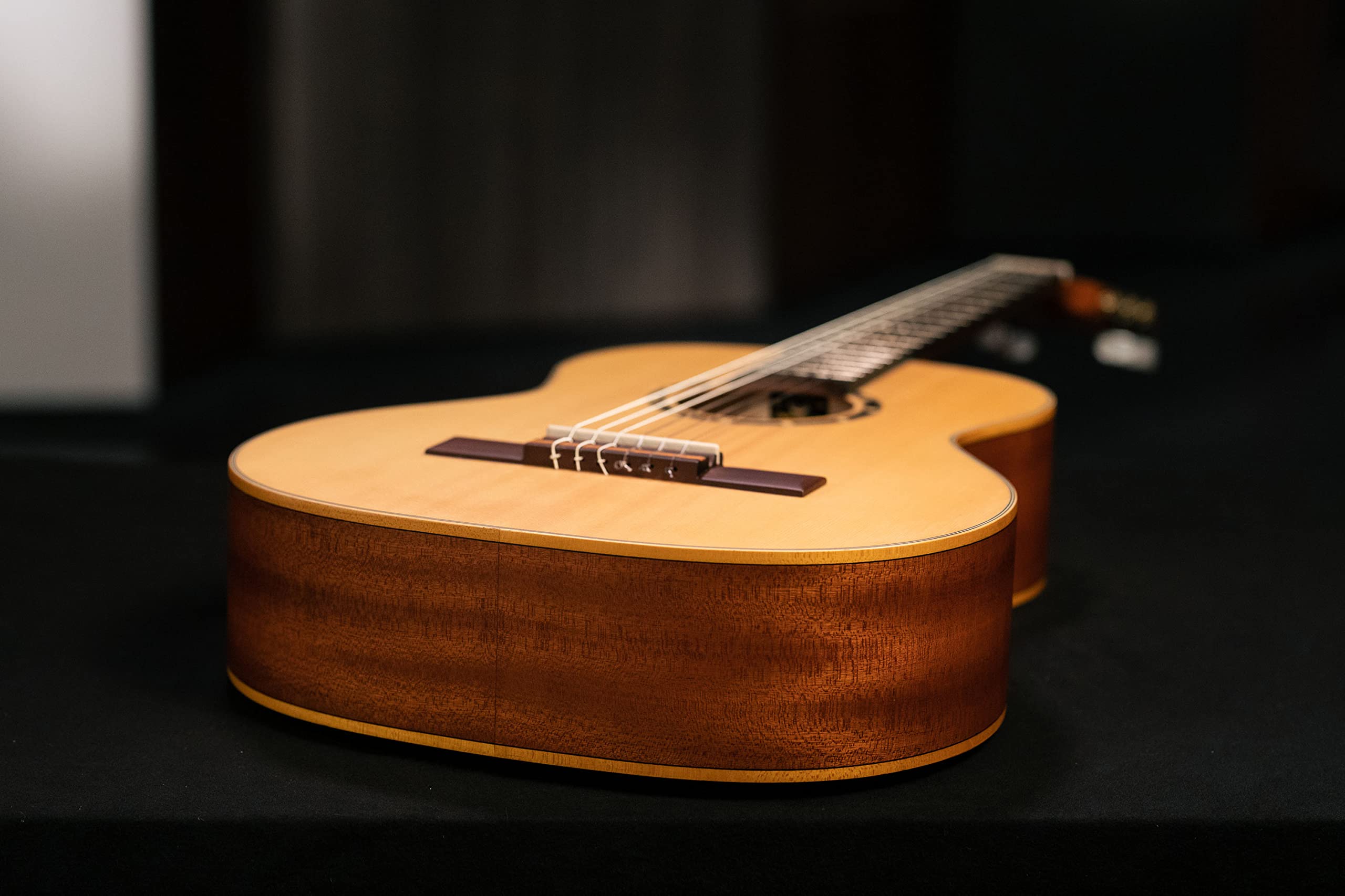 Ortega Guitars 3/4 Konzert Gitarre – Family Series – Inklusive Gig Bag – Fichte, Mahagoni, Natur (R121-3/4)