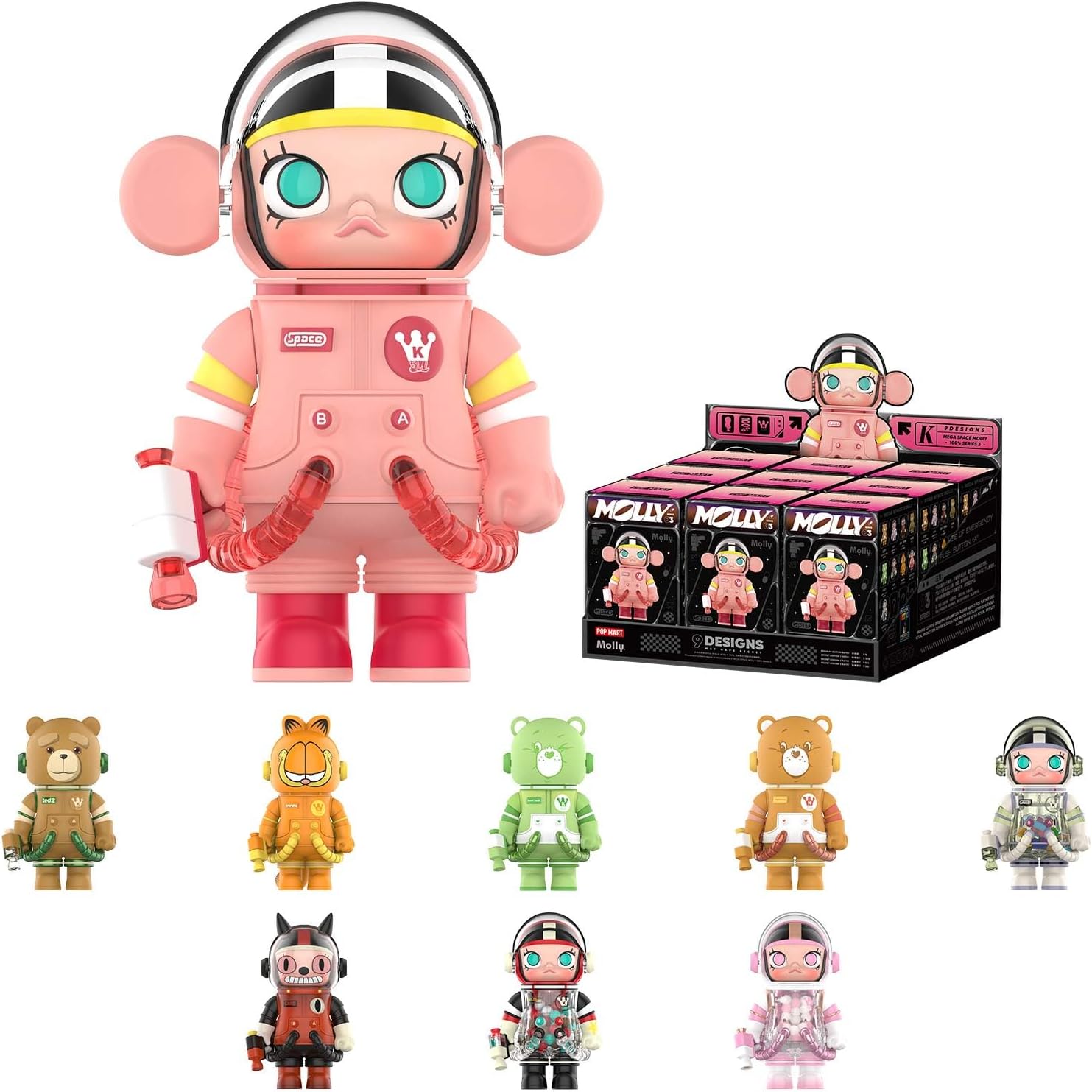 POP MART MEGA Space Molly 100% Series 3, Molly...