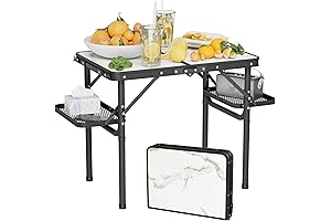 Titanker Small Portable Folding Table, Perfect for Camping or Picnics