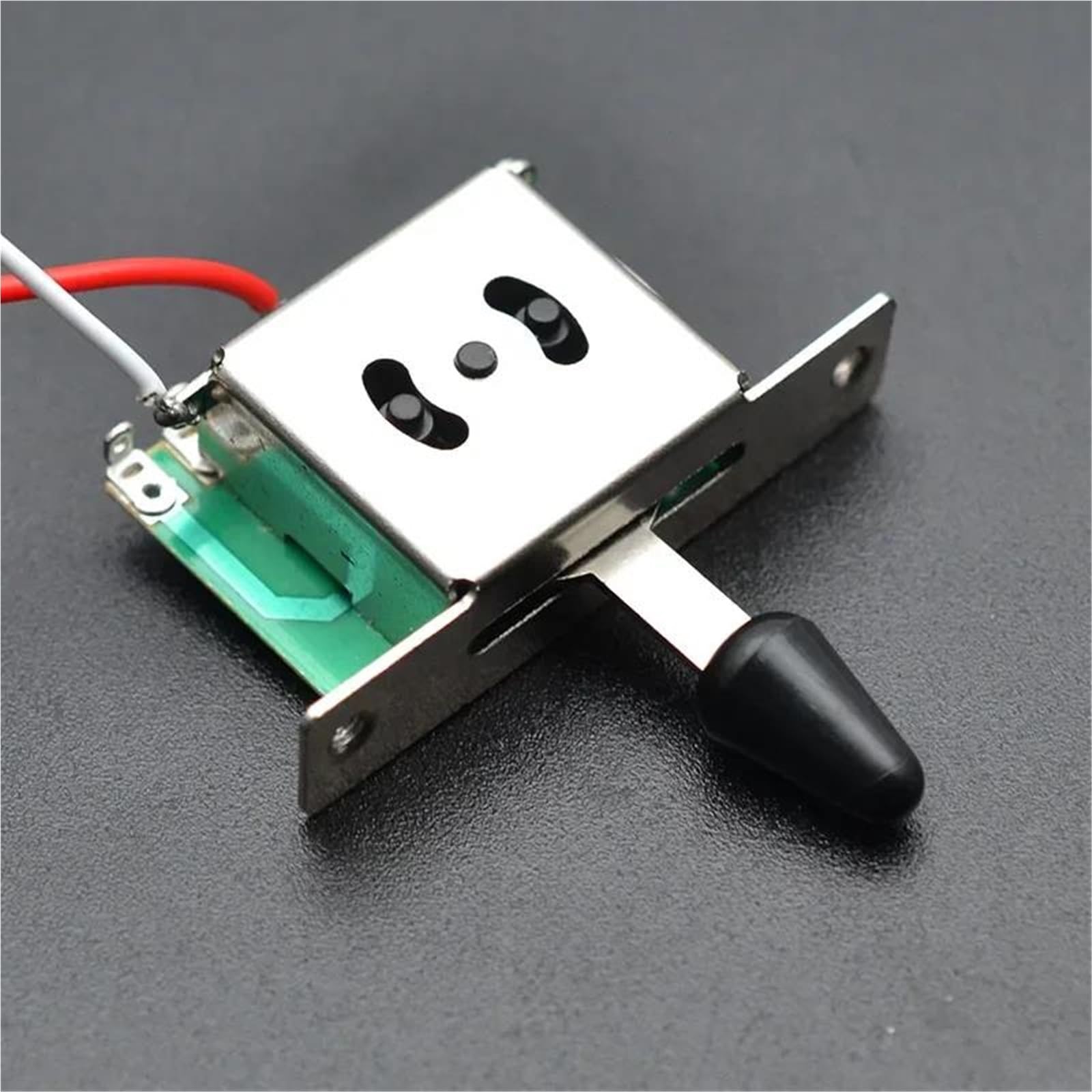 Kit Arnés Precableado Arnés de cables para guitarra de 3 pastillas preinstalado A500K B500K Potenciómetro grande Interruptor de 5 posiciones 1 Volumen 1 Tono