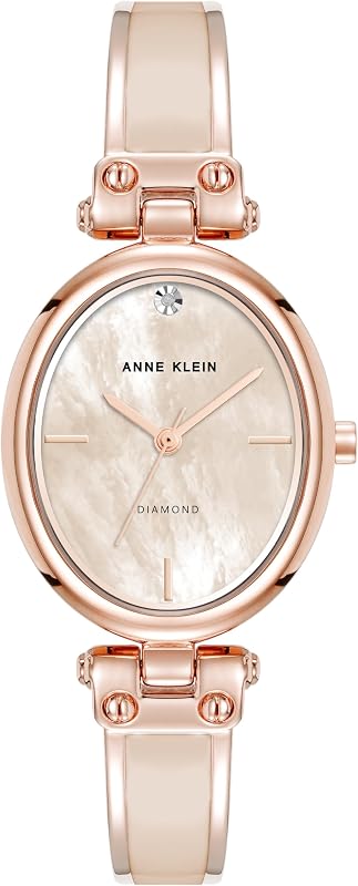 Reloj de pulsera con esfera de diamantes auténticos para mujer