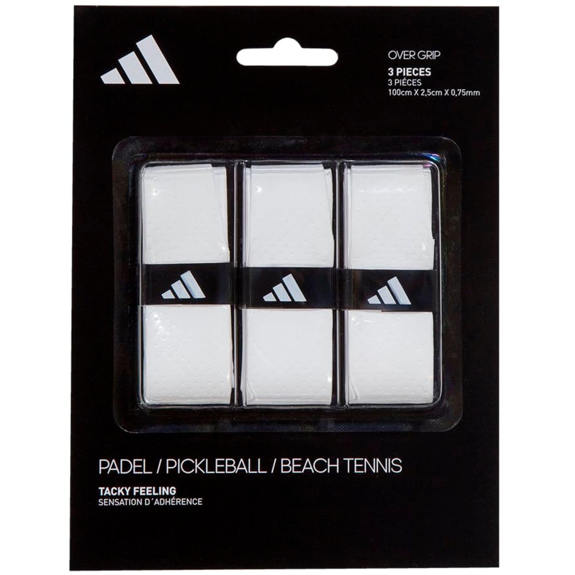 SET OF PADAL OVERGRIP 3 UNITS WHITE