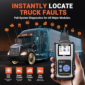 KZYEE KC601 Heavy Duty Diesel Truck Scanner – Full-System