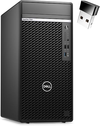 Dell OptiPlex 7000 Tower Business Computadora de sobremesa, 12 generación Intel 12-Core i7-12700 a 4.9 GHz, 16 GB DDR5 RAM, 1 TB PCIe SSD, WiFi 6,