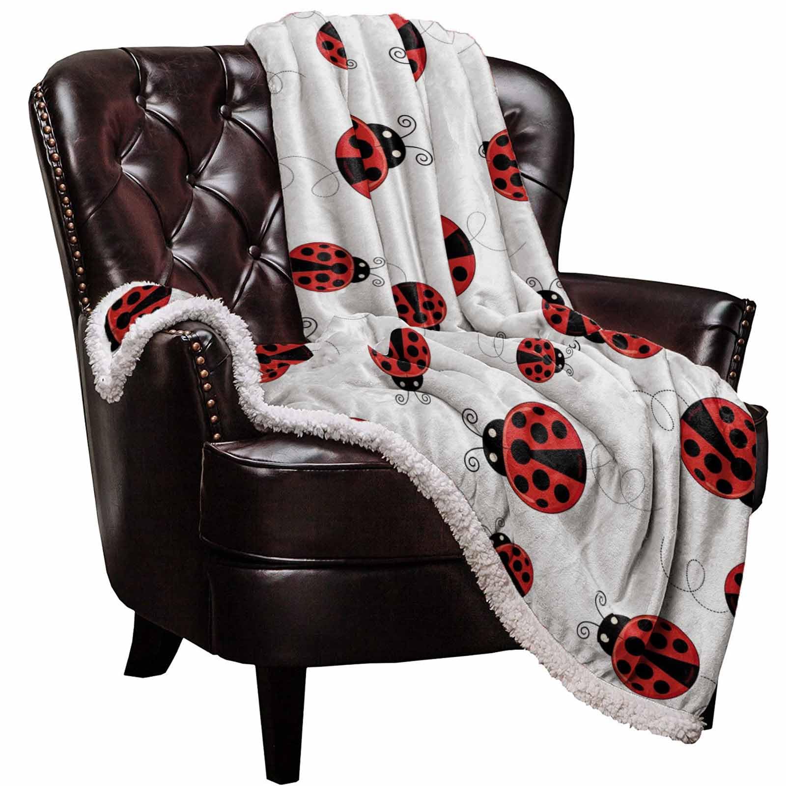 "Just A Girl Who Loves Ladybugs" Fleece Throw Blanket - Super Soft, 40 X 50 Inches, For Kids & Gifts - View #7