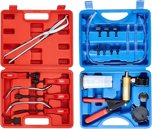 Orion Motor Tech OMT - Kit de herramientas de freno de tambor, herramienta de freno de tambor con herramienta de resorte de freno de tambor y kit de