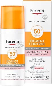 Eucerin Protector solar facial anti manchas FPS 50+ Anti Pigment Sun, 50ml : Amazon.com.mx: Belleza