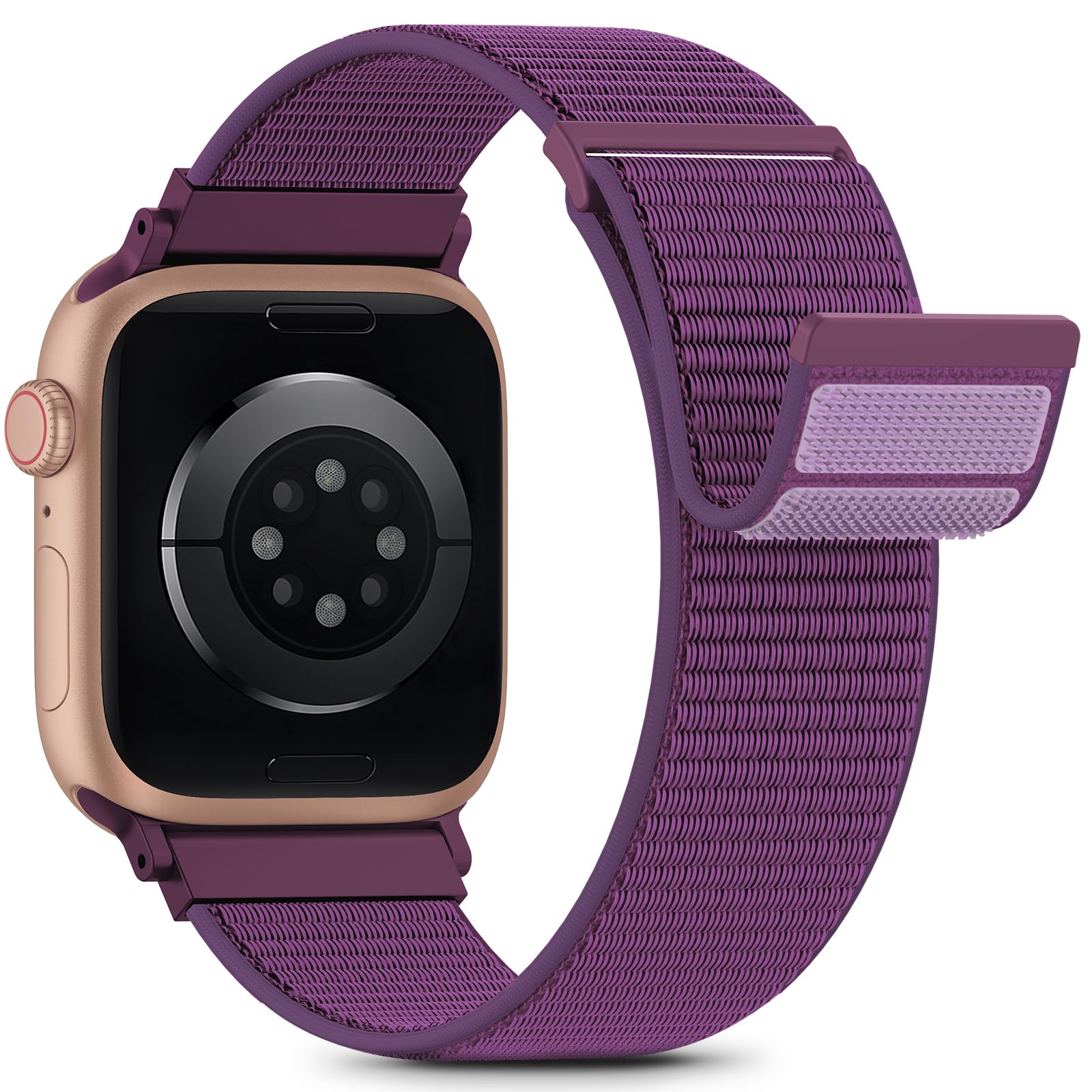 Nylon Loop Sport Band Compatible with Apple Watch Bands 38mm 40mm 41mm 42mm for Women Men, iWatch Wrist Straps for Se, Series 11 10 9 8 7, Breathable, Soft Band Ideal for Outdoor
