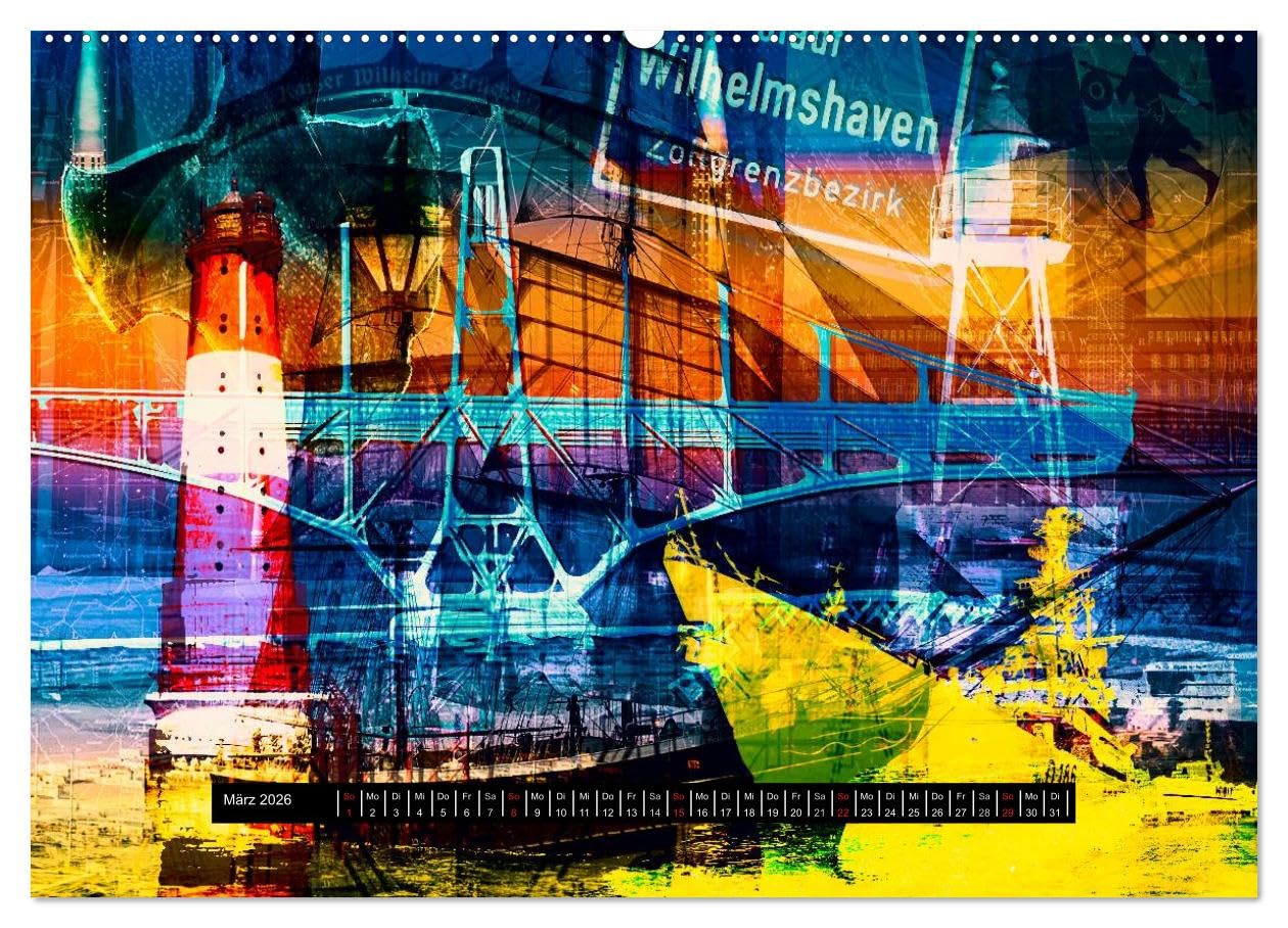 POP ART 3500 (hochwertiger Premium Wandkalender 2026 DIN A2 quer), Kunstdruck in Hochglanz: Bildcollagen, Foto Design, Grafik Artist, Mischtechnik, Popart, Landscape (CALVENDO Kunst)