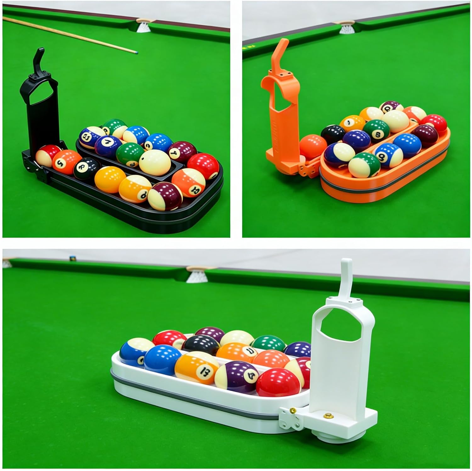 Billiards Training Rack Pro, Pool Skills Trainer, Billiard Ball Server, Accuracy Practice Aid for Snooker & Nine Ball, Portable Practice Tool for Pool Table Accessories