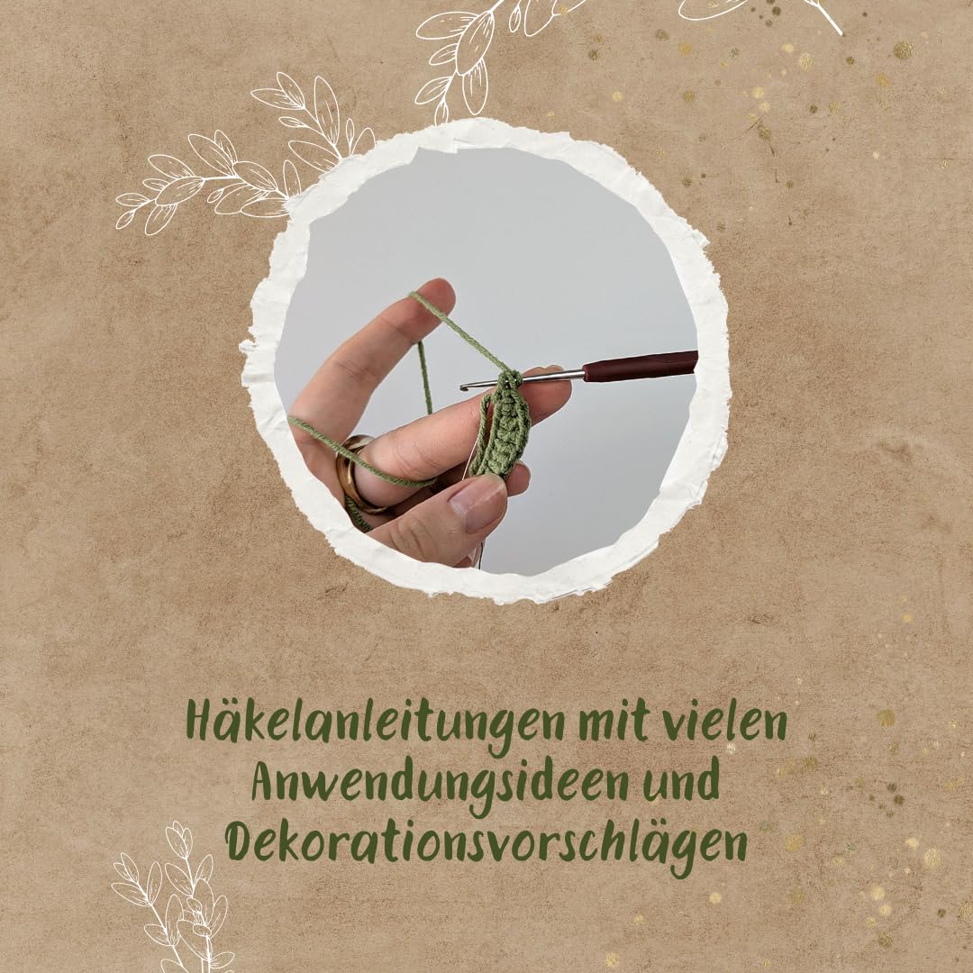 Romantische Blumen häkeln: Mit vielen Anwendungsideen