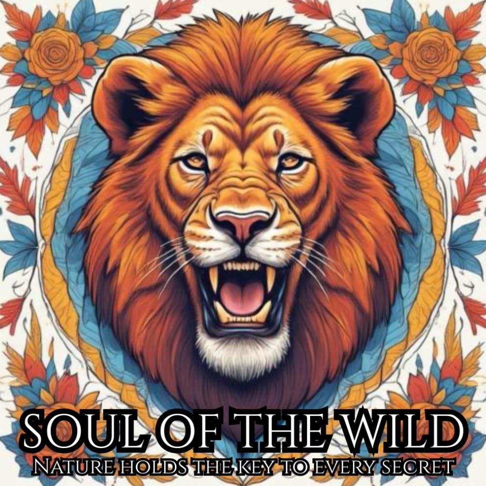 SOUL OF THE WILD: Adult coloring book: Soul of the Wild lets you bring the beauty of wildlife to life with your colors. Relax, create, and connect with nature’s untamed spirit.