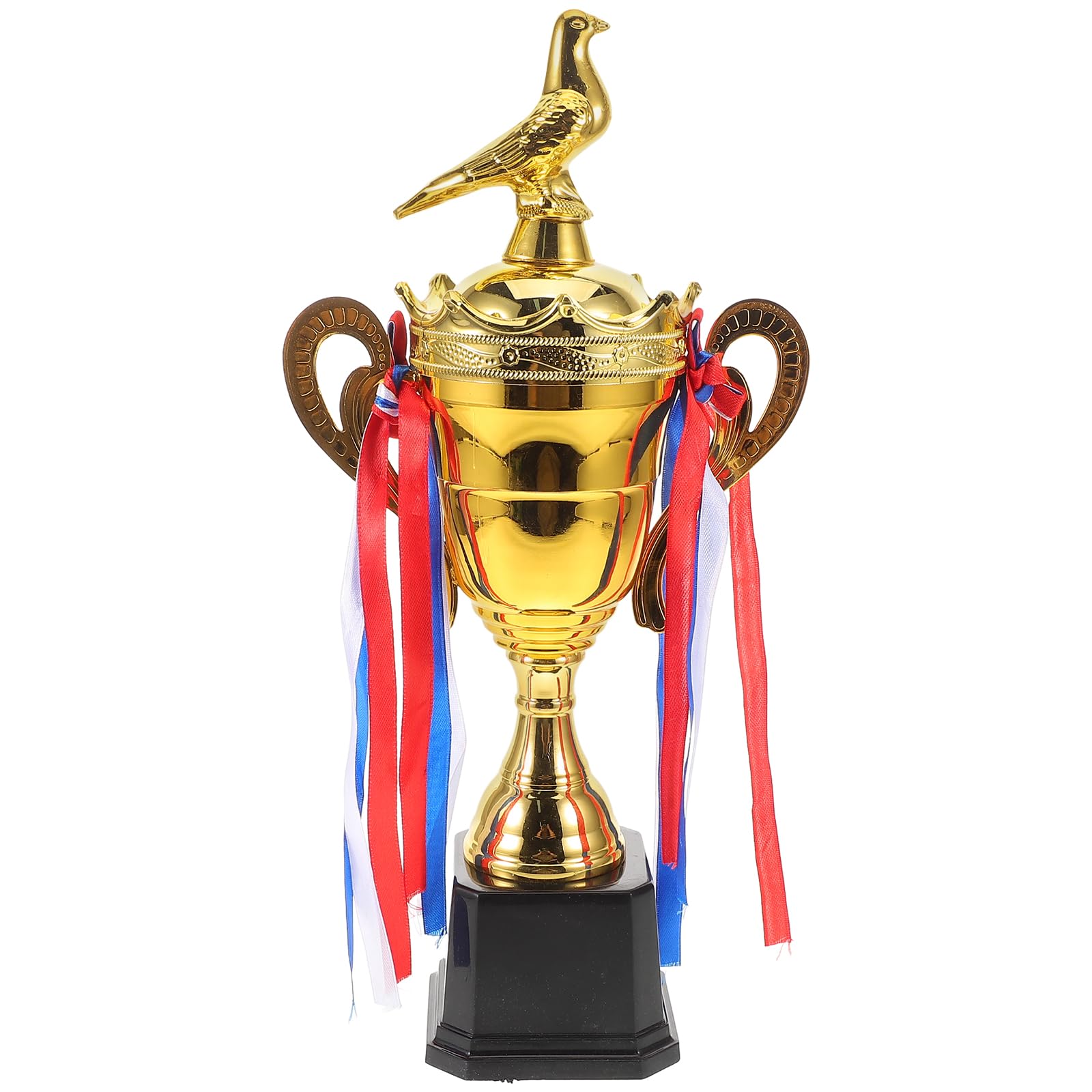 Trofeo Material Metálico y Plástico de Competición Dorado Diseño de y Pájaro Adecuado para Premios Deportivos y Diversas Ocasiones
