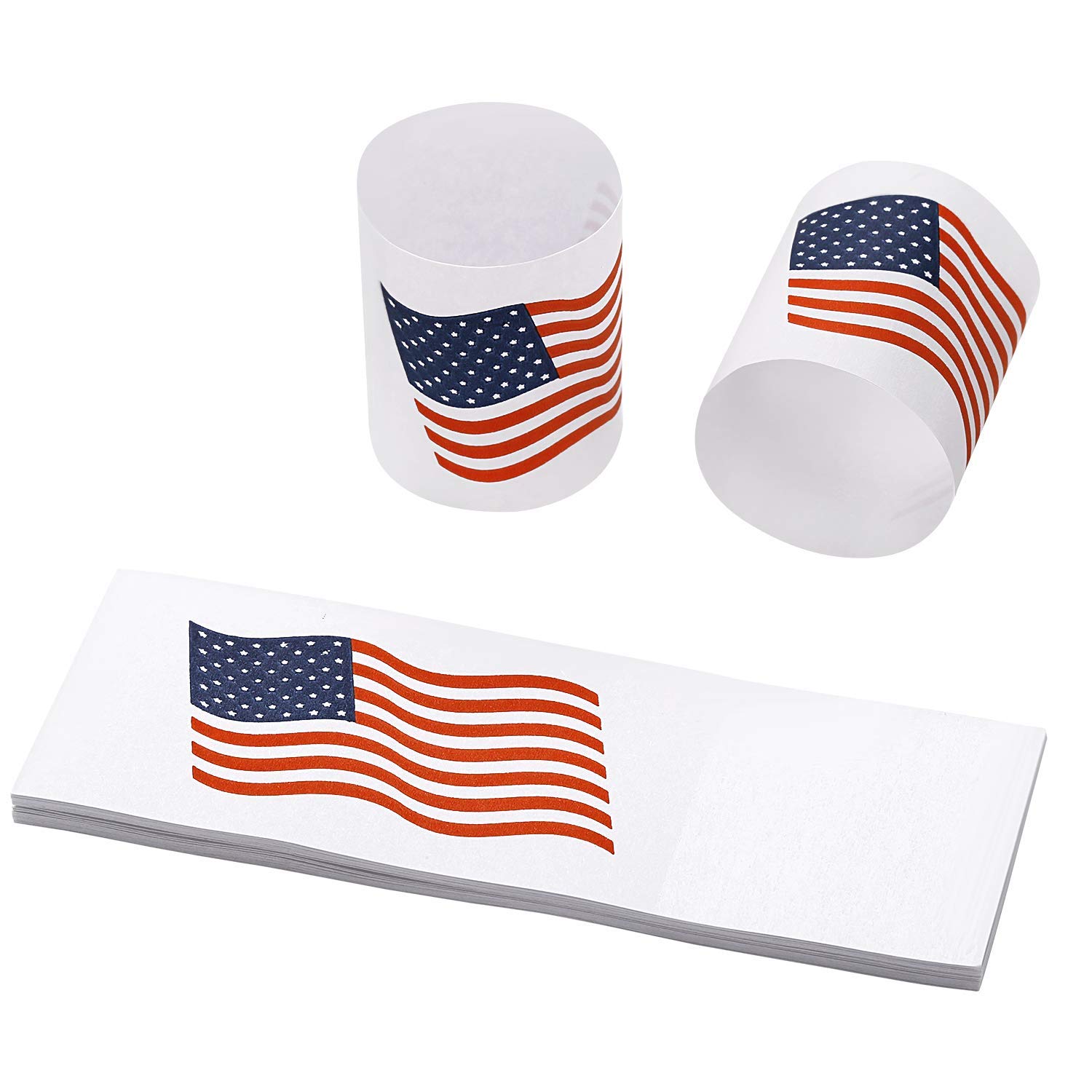 Gmark Paper Napkin Band Box of 2500, Paper Napkin Rings self Adhesive