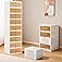 Foldable Shoe Rack Organizer Collapsible Shoe Storage Organizer with Doors, Large Plastic Folding Shoe Rack, Clear Stackable