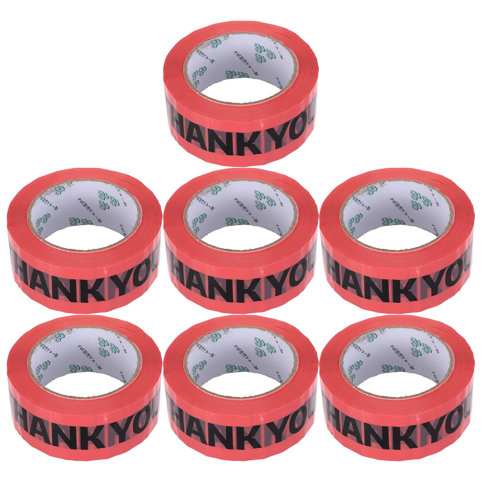 Verpackungsklebeband 7 Rollen Kunststoff Robustes Versiegeln | Packband zum Versand, Zuverlässige Haftung, Einfache Anwendung, Rosa, Lagerung und Heimgebrauch