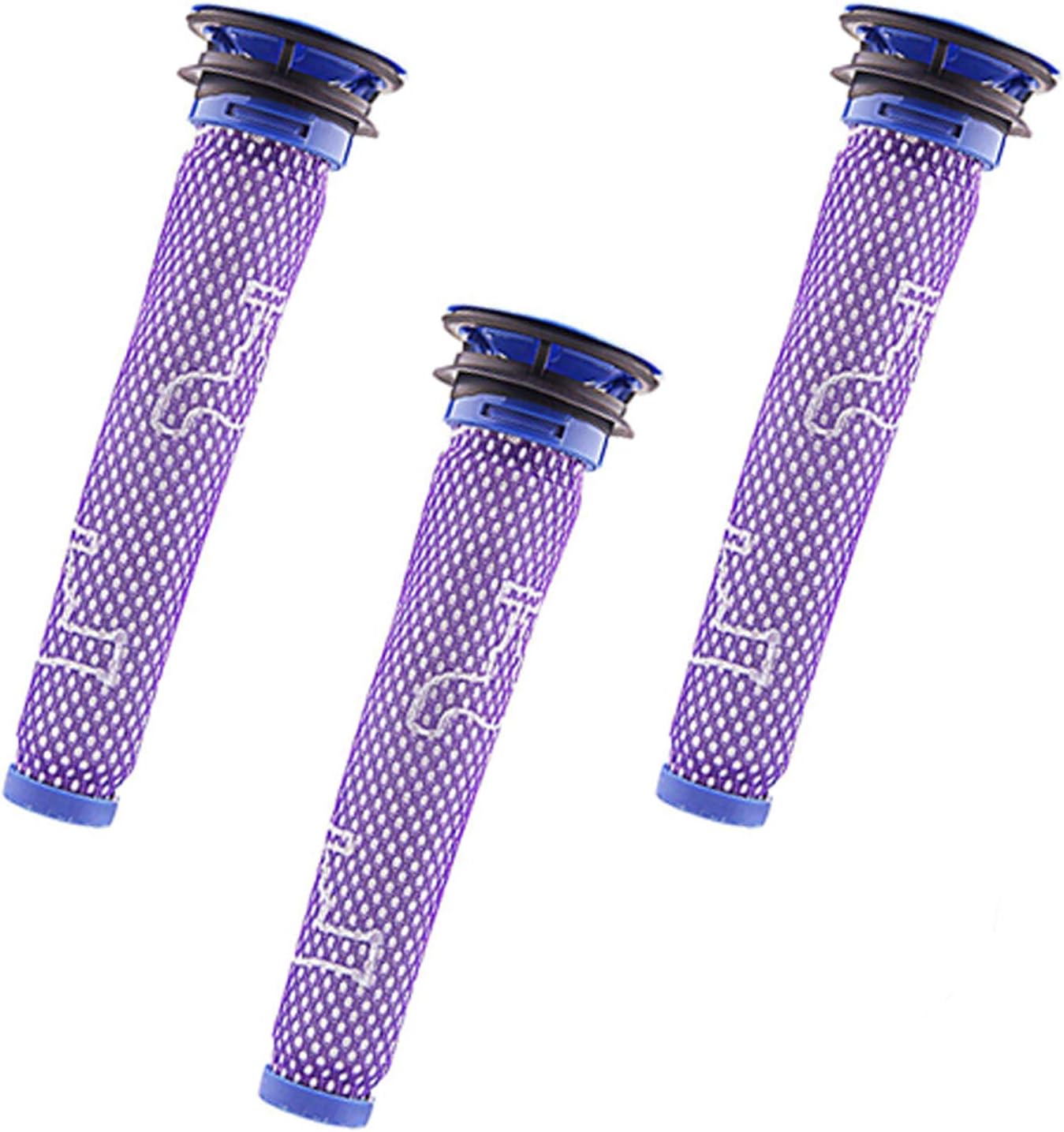 2 Pre Filter Replacement for DC58, DC59, DC61, DC62, V6, V7, V8 Vacuum, Replaces Parts # 965661-01