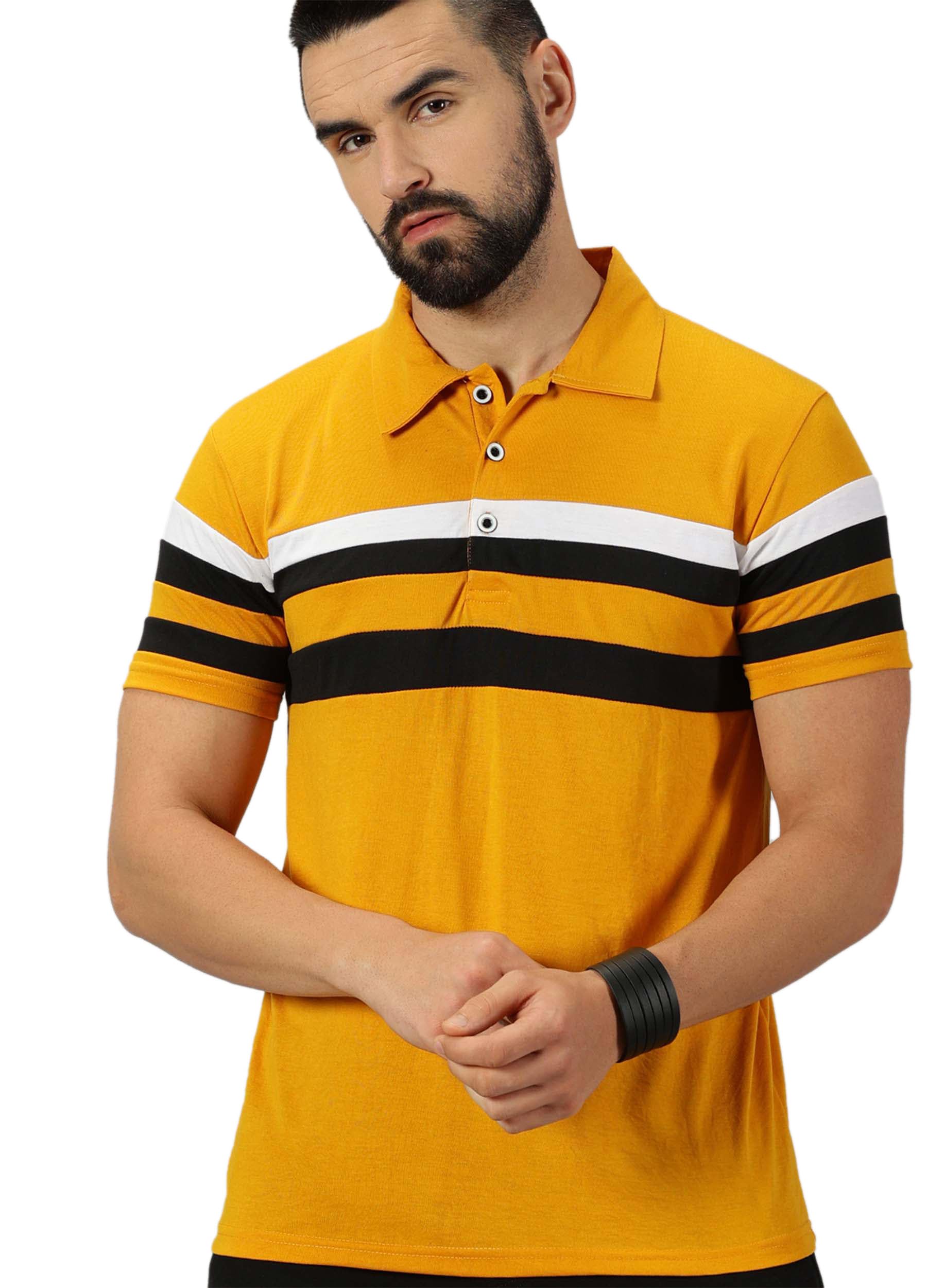 ausk Men tshirt || Polo Neck Half Sleeve Regular Fit T-Shirts for Mens-picture-50