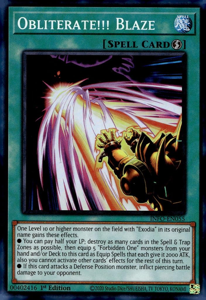 Amazon.com: Obliterate!!! Blaze - INFO-EN055 - Super Rare - 1st
