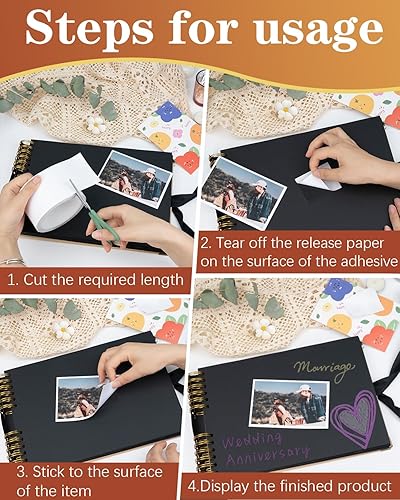 Miniatura 3 de Cinta de arañazos para gatos, 2 rollos de cinta protectora de muebles de gato, cinta transparente de doble cara, cinta repelente de gatos para un