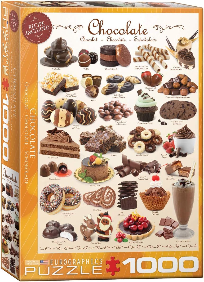 Eurographics Chocolate 1000-Piece Puzzle
