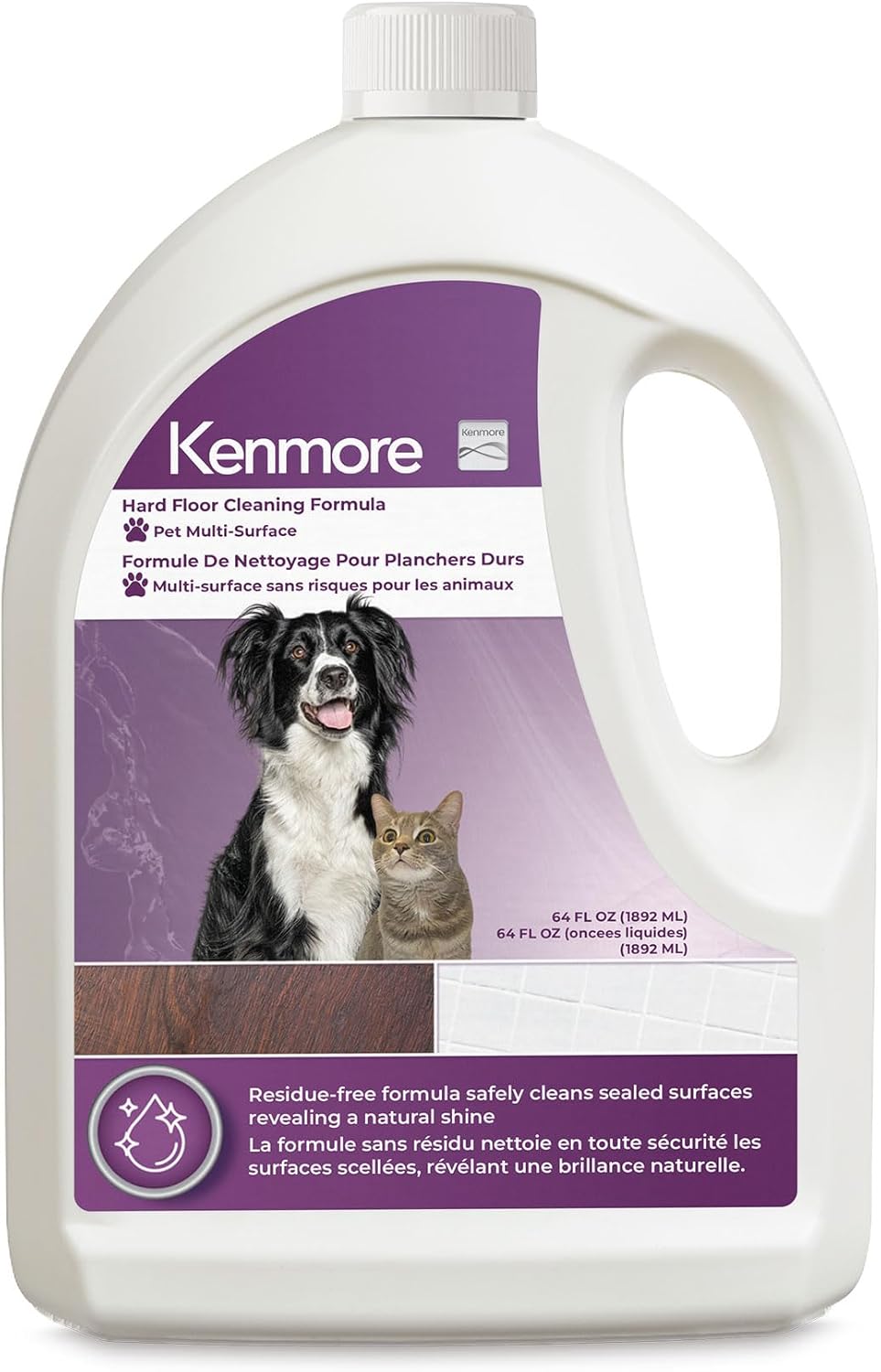 Kenmore KS1020 Pet Multi-Surface Hard Floor Cleaning Formula, 64 fl oz, Designed for hardwood, tile, laminate, and vinyl floors Kenmore KS1020 Pet Multi-Surface Hard Floor Cleaning Formula, 64 fl oz, Designed for hardwood, tile, laminate, and vinyl floors