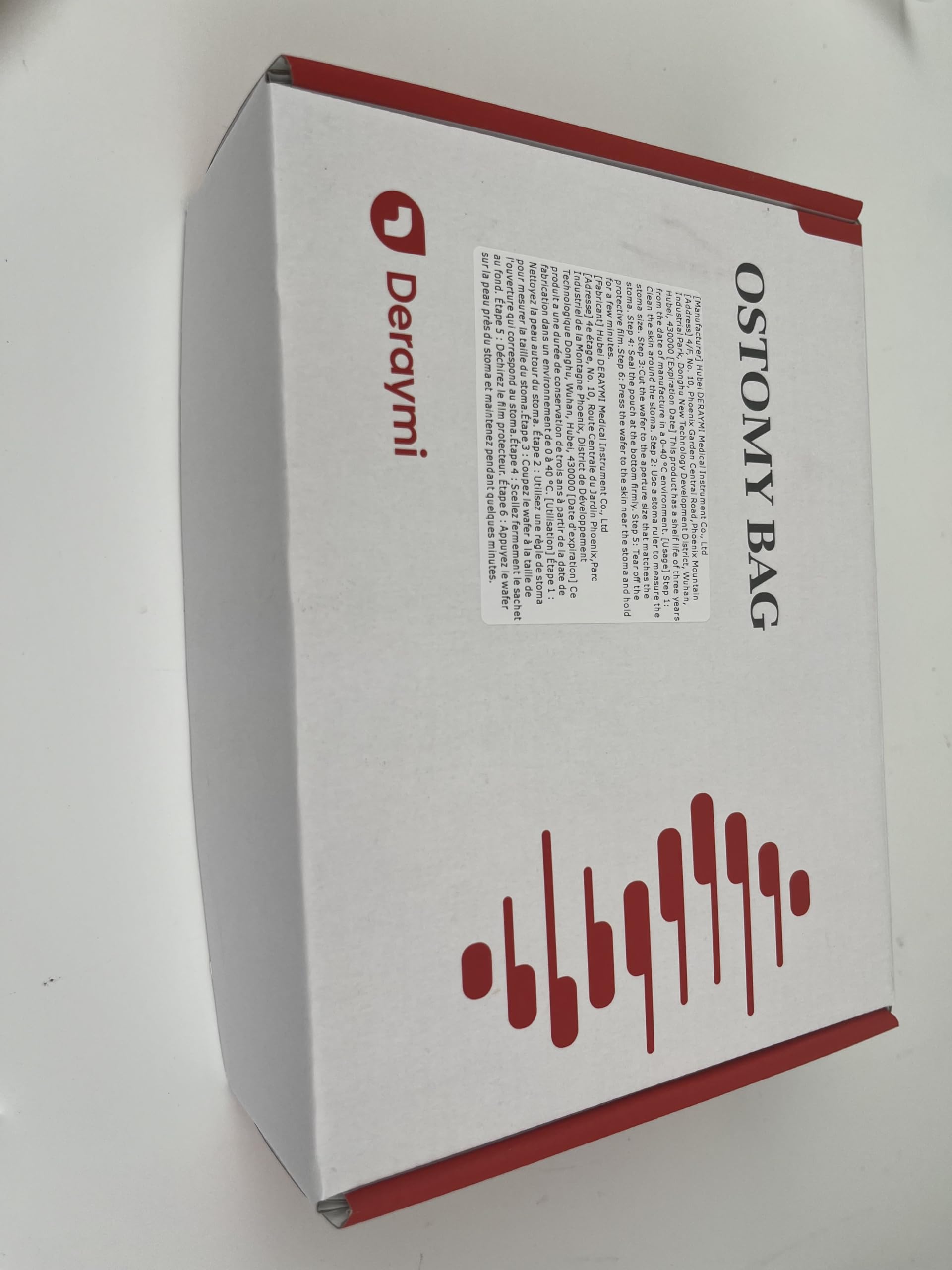 DERAYMI 10 Stück Urostomiebeutel Kolostomiebeutel Stoma Zubehör, 15-45mm Zuschneidbar, Rückflussverhinderung, Einteiliger Stomabeutel mit Ventil für Kolostomie, Ileostomie, Stomapfleg
