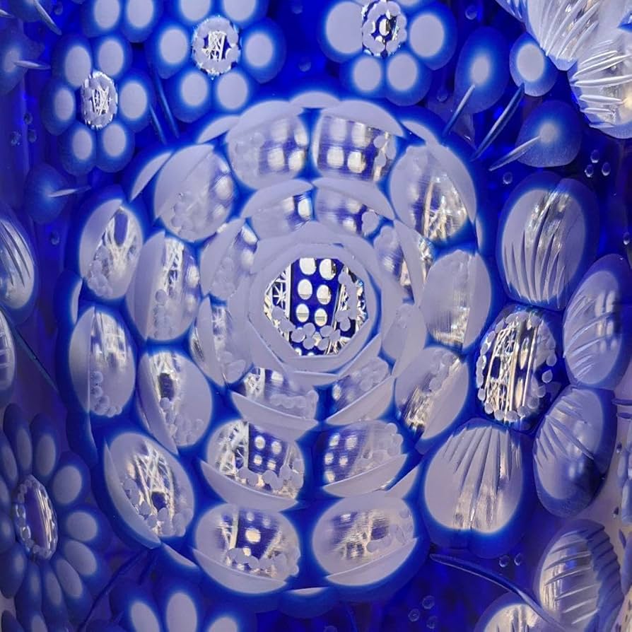 Amazon.co.jp: マイセンクリスタル ミスティックフラワー 色被せ